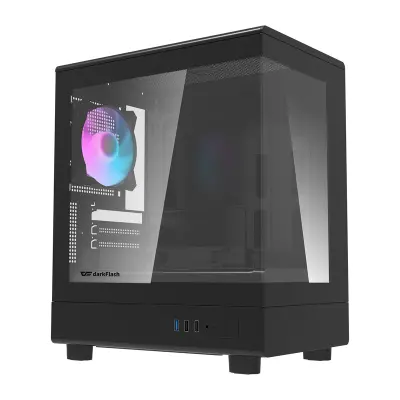 RAČUNALNIŠKO OHIŠJE DARKFLASH DB330M S 3 VENTILATORJI IN STABILNIM NAPAJANJEM