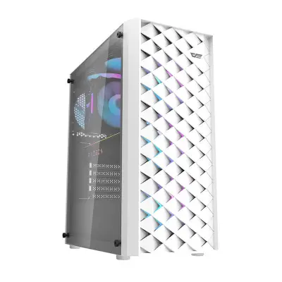 DARKFLASH DK351 RAČUNALNIŠKO OHIŠJE ZA PC S 4 RGB VENTILATORJI, UČINKOVITO
