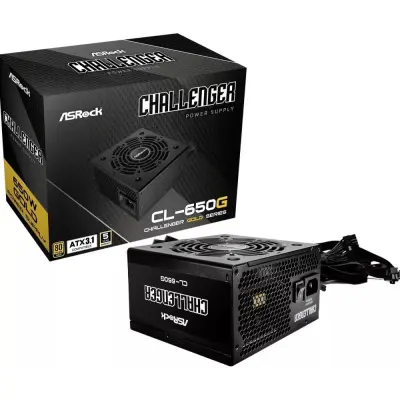 Računalniški napajalnik ASRock CHALLENGER 650W 80 Plus Gold