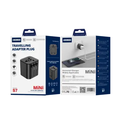 JELLICO UNIVERZALNI POTOVALNI ADAPTER S7 MAX 2500W ZA AVTOMOBILE IN NAPRAVE
