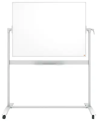 Tabla magnetna nobo na koleščkih 90x120 mobilna enamel dvostranska 1901033