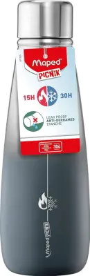Steklenica termo maped 500ml siva
