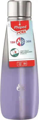 Steklenica termo maped 500ml vijola