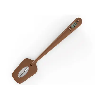 Digitalna lopatica za termometer za hrano za kuhanje in peko Brown