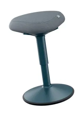 Stol leitz ergo active z udobnim sedežem temno siv-tabure 65440089