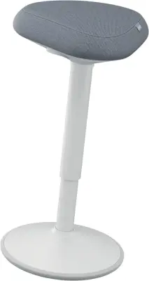 Stol leitz ergo active z udobnim sedežem svetlo siv 65450085