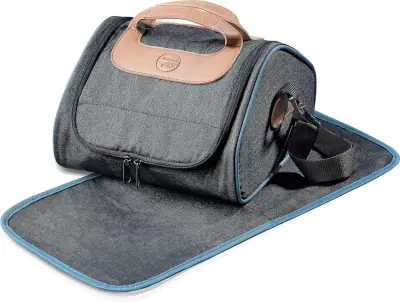 Torba za malico maped concept modra