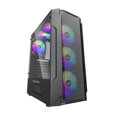 RAČUNALNIŠKO OVITE DARKFLASH LEO ZA PC ATX S HLAJENJEM IN OSVETLITVO OZADJA