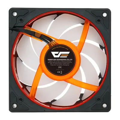 DARKFLASH ARGB VENTILATOR DE8 5V ČRNEGA OBLIKOVALCA Z NAPREDNIM HLAJENJEM