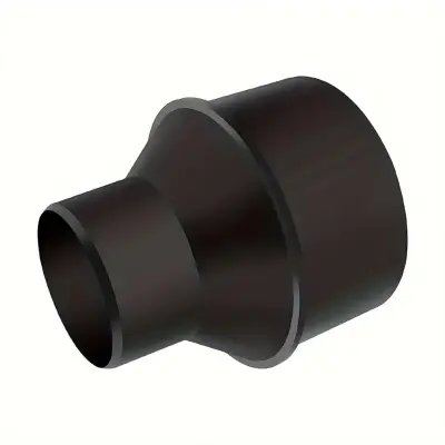 4 to 2-1/2 Inch nastavek za reduciranje vakuumske cevi, ABS plastika