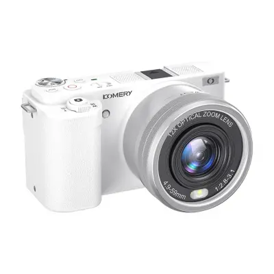 Brezrcalna kamera 12X optični zum, 72MP, 5K video, zaslon za vloge