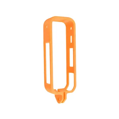 Oranžen okvir za Insta360 X5 z cold shoe nosilcem in adapterjem