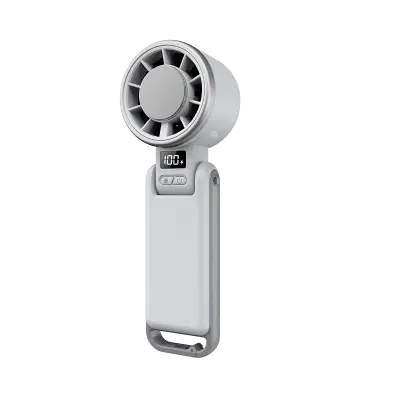Zložljiv prenosni ventilator s 16°C hlajenjem in 4000mAh baterijo White