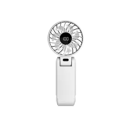 Prenosni ventilator za vrat z vrvico in 100 nastavitvami White