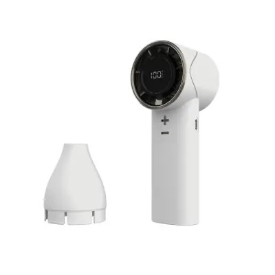 Jinfeng prenosni ročni ventilator 3600mAh z 3 hitrostmi Bela
