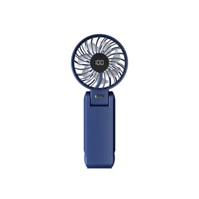 Prenosni ventilator za vrat z vrvico in 100 nastavitvami Blue