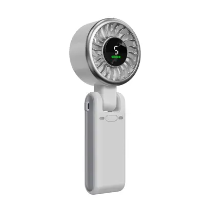 Zložljiv prenosni ventilator za potovanja in vsakodnevno hlajenje White
