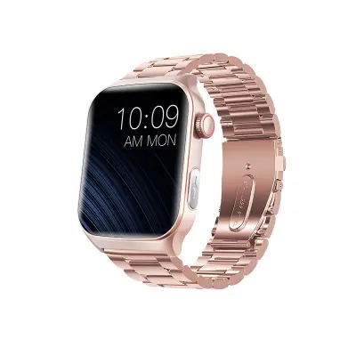 Pametna ura z Bluetooth 5.3, klici, 1.90 inch zaslon, rožnato zlata