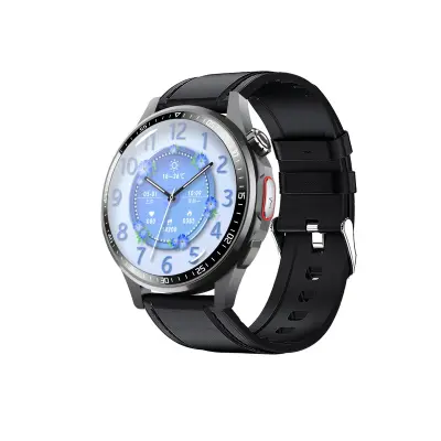 F240 pametna ura – anodikiran aluminij in usnje, 1.55" zaslon Black