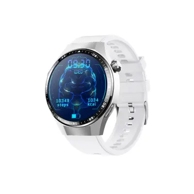 F230 pametna ura – 1.55 inch okrogli IPS zaslon, Bluetooth 5.3 White