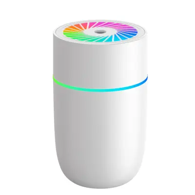 WT-009 Avtomobilski vlažilnik zraka: USB Mini Tiha Barvita Luč White