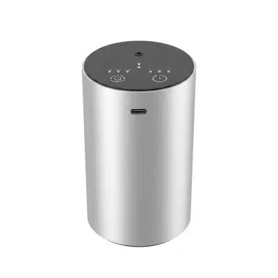 Prenosni brezvodni nebulizacijski difuzor 2000mAh, za 10ml steklenice Silver