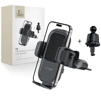 TECH-PROTECT V8 UNIVERZALNO AVTO DRŽALO ZA TELEFON ZA CD VENTILACIJO
