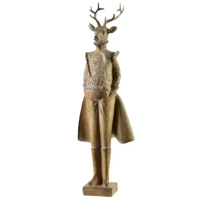 Figurica poliresin Santa Lila Los Fant 13,5x10,5x43 rjava 1kos