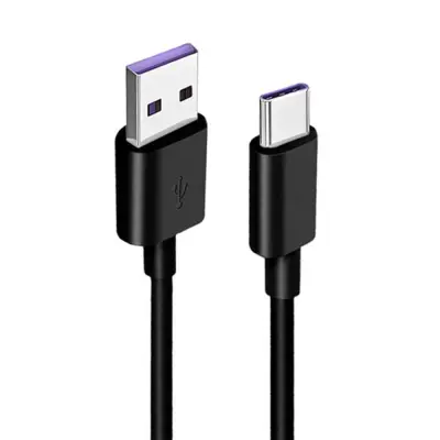 USB kabel USB na USB-C, 3 m, 5A, 100W , črn