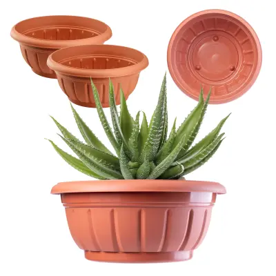 Pokrov za cvetlični lonček, skleda, nagrobno cvetje, plastika, nagrobno cvetje, 26 cm, 2 kosa