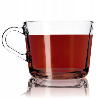 Kozarec za kavo, čaj, pijače, latte, vodo, z ročajem za sok 270 ml kozarci