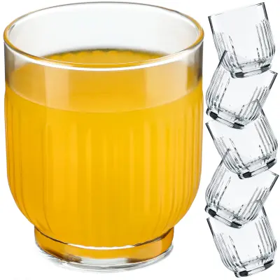 Kozarci za pijačo, viski, sokove, komplet 6 kozarcev, 330 ml