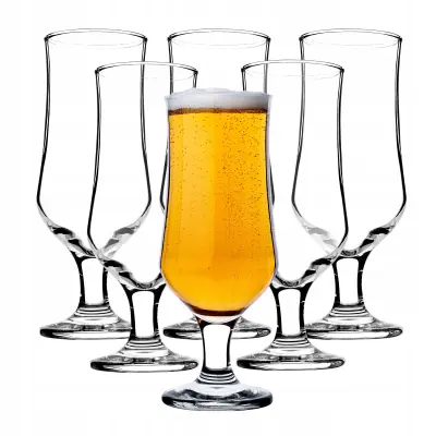 vrček za pivo 360 ml kozarci za pitje velik komplet 6 kosov