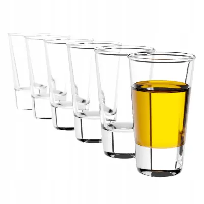 kozarci za vodko, komplet 6 kozarcev za liker, 28 ml