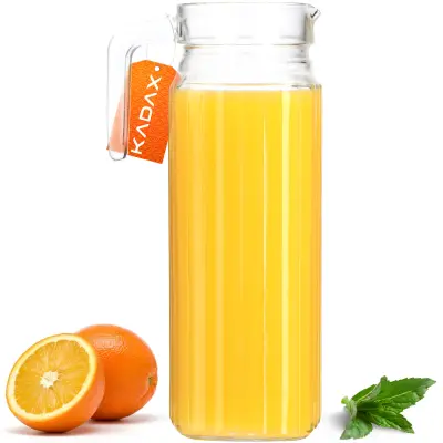 stekleni vrč za pijačo, vodo, sok, steklena karafa za limonado 1,1 l