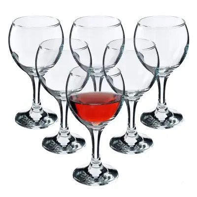Kozarci za rdeče vino, 6 kosov, 210 ml, darilni set kozarcev