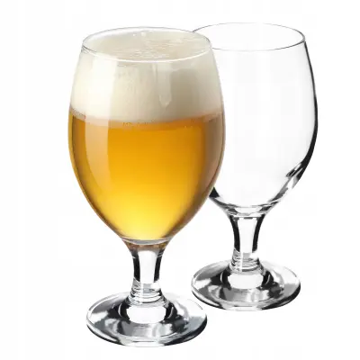 vrček za pivo, kozarec za pivo, visok kozarec za pivo, 400 ml, 2 kosa