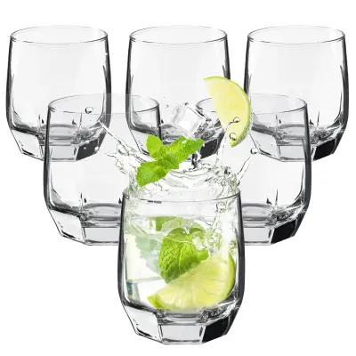 Kozarci za pijačo, viski, sok, komplet 6 kozarcev, 215 ml