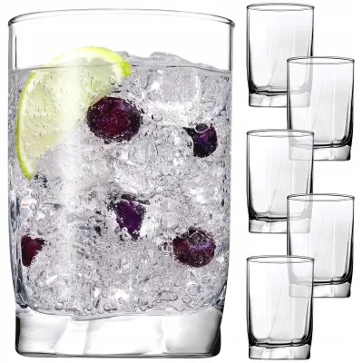 Kozarci za pijačo, viski, sok, komplet 6 kozarcev, 250 ml