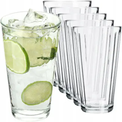 Kozarci za pijačo, viski, sok, komplet 6 kozarcev, 360 ml