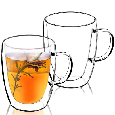 termo kozarci za kavo, čaj, latte, 350 ml skodelice z dvojno steno, 2 kosa