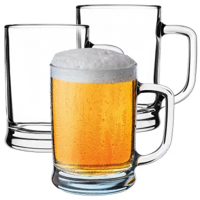vrčki za pivo 400ml 0,4L vrčki za pivo z ročajem veliki darilni 2 kosa
