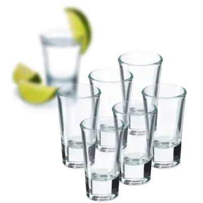kozarci za žganje vodke, likerja in likerja, komplet 6 kozarcev, 25 ml