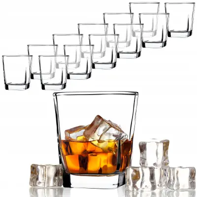 komplet kozarcev za viski, 12 kozarcev, 250 ml