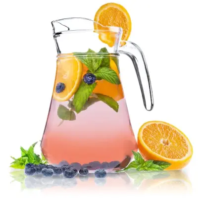 steklen vrč za vodo, sok, limonado, pijače, voda 1,4 l