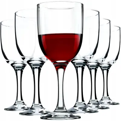 komplet 6 kozarcev za rdeče in belo vino 290 ml