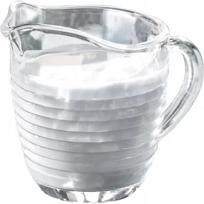 steklen vrč za mleko 200 ml voda pijača vrč za mleko