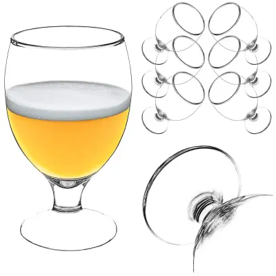 Kozarci za pivo, koktajle, pijače, vrček, 370 ml, 6 kosov, darilo