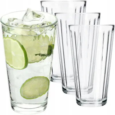 Kozarci za pijačo, viski, sok, komplet 4 kozarcev, 360 ml