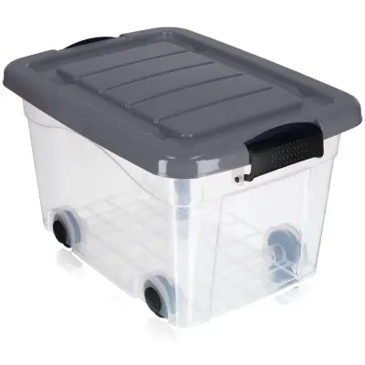 Zabojnik za igrače, velik, plastični, 20 l